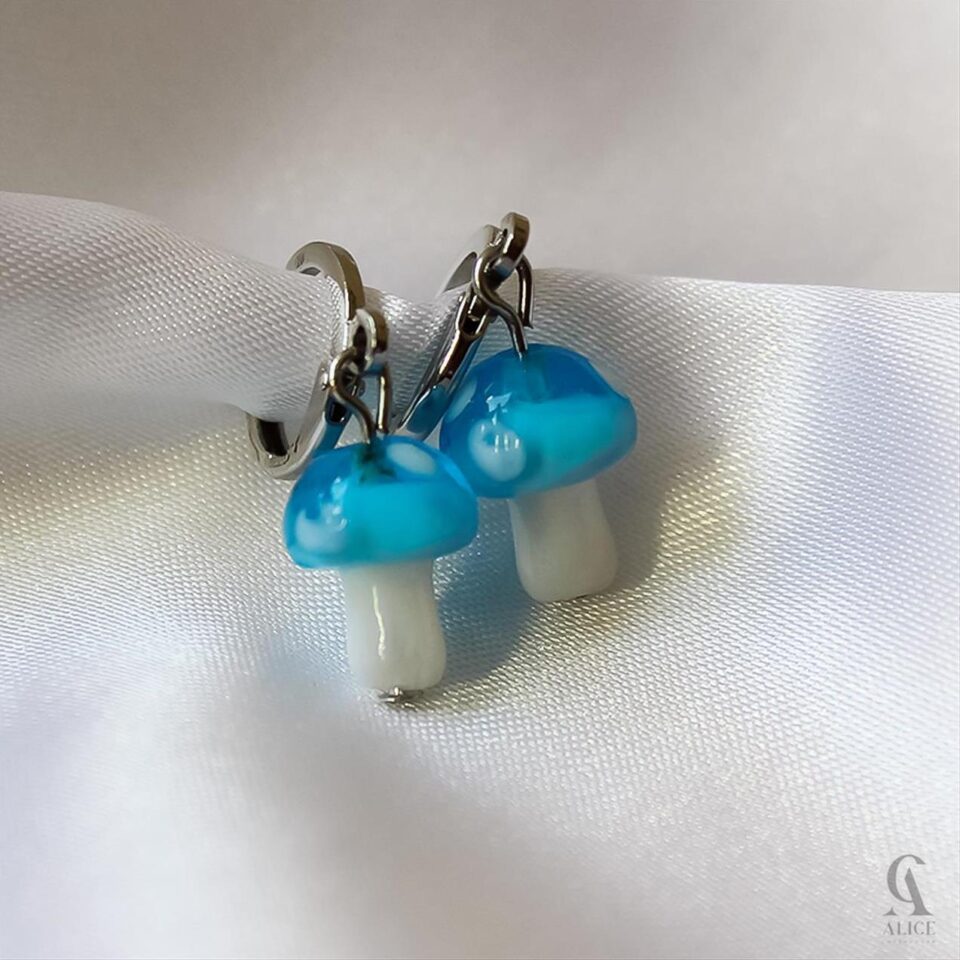 Yoshi-Mushrooms-Earrings