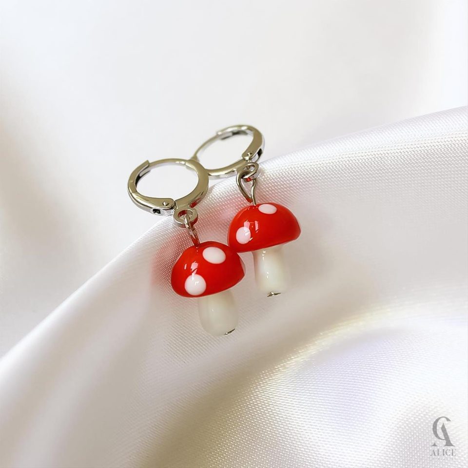 Mario-Mushrooms-Earrings